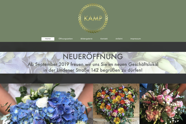 blumen-kamp.com - Blumengeschäft Würselen