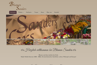 blumen-sanders.com - Blumengeschäft Wuppertal