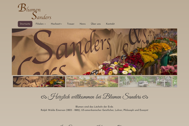 blumen-sanders.com - Blumengeschäft Witten