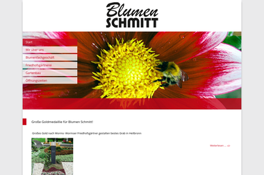 blumen-schmitt.com - Blumengeschäft Worms