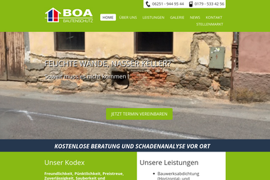 boa-bautenschutz.de - Baustoffe Bensheim