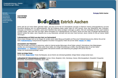 bodoplan-estrichbau-aachen.de - Bodenleger Herzogenrath