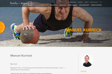 bodyandsoul.ag/portfolio_page/manuel-kurreck - Personal Trainer Erding