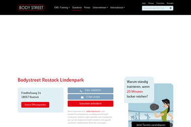 bodystreet.com/standorte/deutschland/bodystreet-rostock-lindenpark - Ernährungsberater Rostock