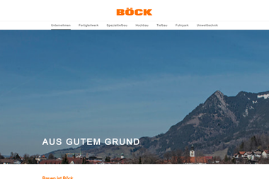 boeck-bau.de - Straßenbauunternehmen Sonthofen