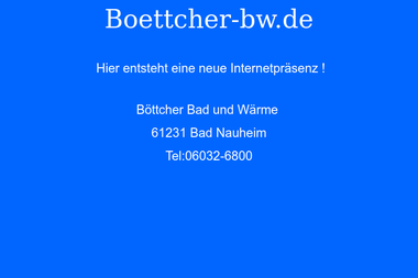 boettcher-bw.de - Heizungsbauer Bad Nauheim