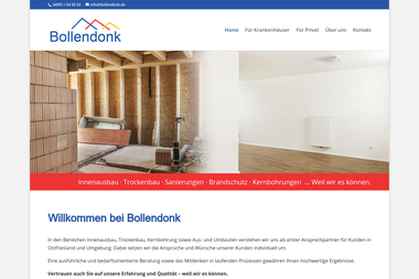 bollendonk.de/index.php - Trockenbau Weener