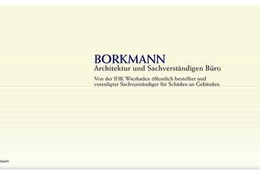 borkmann.de - Baugutachter Wiesbaden