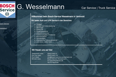 bosch-service-wesselmann.de - Autowerkstatt Versmold