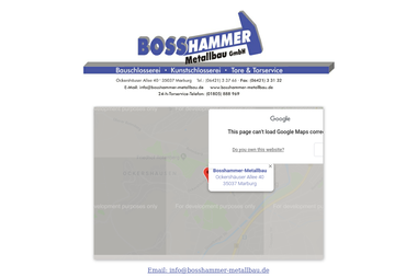 bosshammer-metallbau.de - Schlosser Marburg