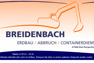 breidenbach-gmbh.de - Abbruchunternehmen Bad Mergentheim