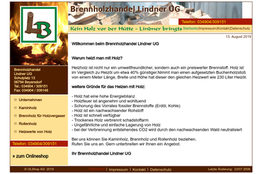 brennholz-lindner.de - Brennholzhandel Sandersdorf-Brehna