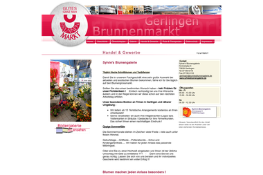 brunnenmarkt.de/handel-detail.php - Blumengeschäft Gerlingen
