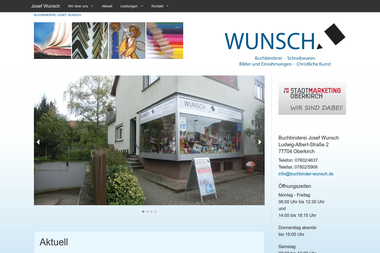 buchbinder-wunsch.de - Geschenkartikel Großhandel Oberkirch