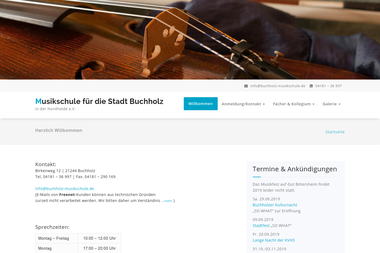buchholz-musikschule.de - Musikschule Buchholz In Der Nordheide