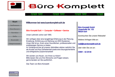 buerokomplett-suhl.de - Computerservice Suhl