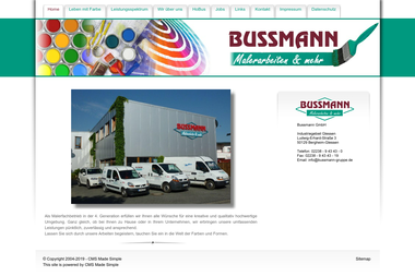 bussmann-gruppe.de - Malerbetrieb Bergheim