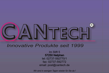 cantech.de - Tiefbauunternehmen Netphen