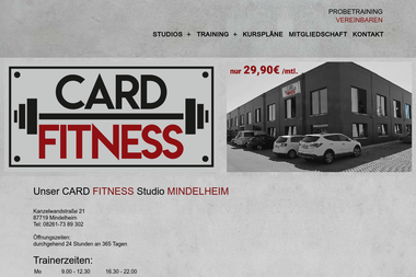 cardstudio.de/Studios/Studio_Mindelheim.php - Personal Trainer Mindelheim