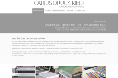 carius-druck.de - Druckerei Kiel