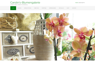 carolins-blumengalerie.eu - Blumengeschäft Karben
