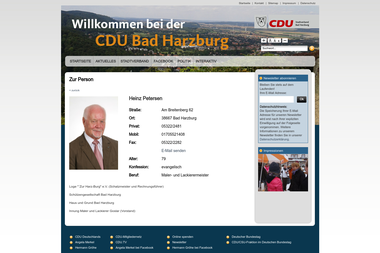 cdu-badharzburg.de/index.php - Malerbetrieb Bad Harzburg