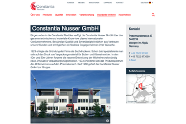 cflex.com/de/standorte-weltweit/constantia-nusser-gmbh - Verpacker Wangen Im Allgäu