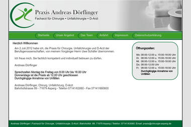 chirurgie-asperg.de/index.html - Dermatologie Asperg