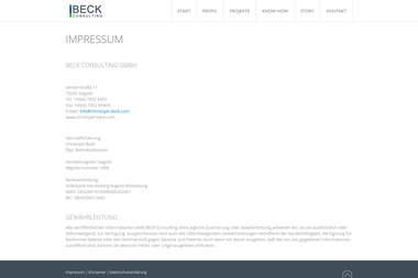 christoph-beck.com/index.php/impressum - Unternehmensberatung Nagold
