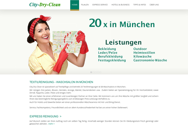 city-dry-clean.de - Chemische Reinigung München