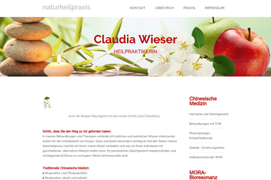 claudia-wieser.de - Heilpraktiker Bayreuth