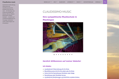 claudissimo-music.de - Musikschule Plochingen
