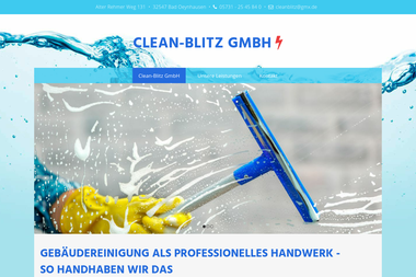 clean-blitz.de - Reinigungskraft Bad Oeynhausen
