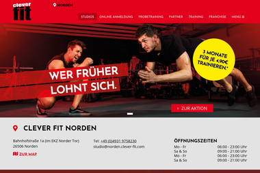 clever-fit.com/fitness-studios/clever-fit-norden.html - Personal Trainer Norden