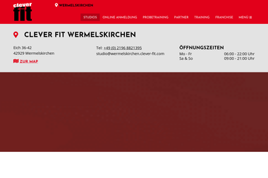 clever-fit.com/fitness-studios/clever-fit-wermelskirchen.html - Masseur Wermelskirchen
