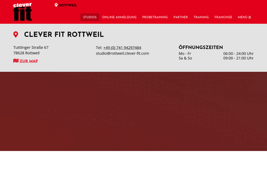 clever-fit.com/rottweil - Personal Trainer Rottweil