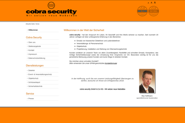 cobra-security.de - Sicherheitsfirma Hohenstein-Ernstthal