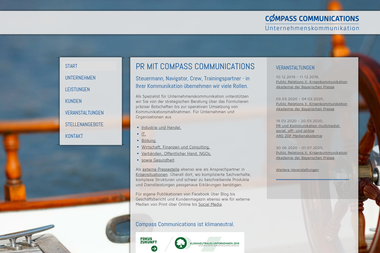 compass-communications.de - PR Agentur Starnberg