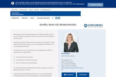 concordia.de/katrin-waechtershaeuser - Versicherungsmakler Friedrichsdorf