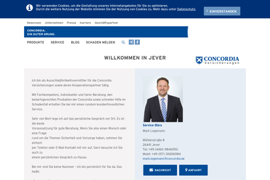 concordia.de/mark-logemann - Versicherungsmakler Jever