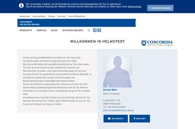 concordia.de/peter-terwedow - Finanzdienstleister Helmstedt