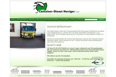 containerdienst-herriger.de - Containerverleih Monheim Am Rhein