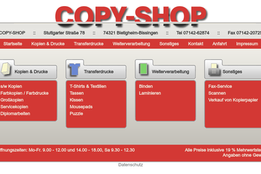 copyshop-bietigheim.de - Druckerei Bietigheim-Bissingen
