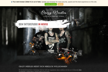 crazy-needles-neuss.net - Tätowierer Neuss