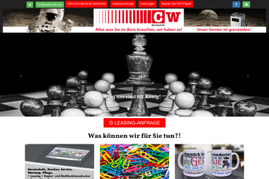 cw-buerotechnik.de - Kopierer Händler Grünberg