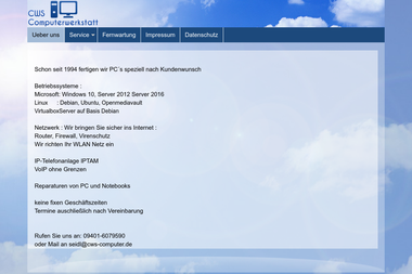 cws-computer.de - Computerservice Neutraubling