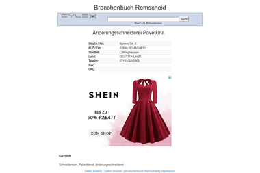 cylex-branchenbuch-remscheid.de/firma-home/aenderungsschneiderei-povetkina-7699677.html - Schneiderei Remscheid