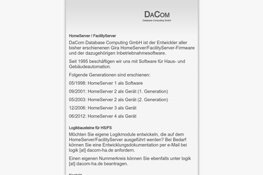 dacom-homeautomation.de - Computerservice Biedenkopf