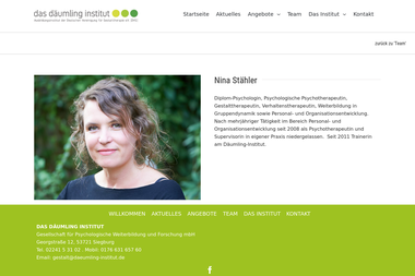 daeumling-institut.de/Team/nina-staehler - Psychotherapeut Siegburg