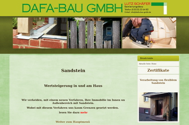 dafa-bau-gmbh.de - Tiefbauunternehmen Falkensee